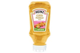 Heinz 220ml/225g Curry Mango Sauce hedelmäinen maustekastike maustettuna currylla ja mangolla