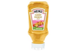 Heinz 220ml/225g Curry Mango Sauce hedelmäinen maustekastike maustettuna currylla ja mangolla