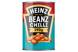Heinz 390g Chili beans valkoisia papuja mausteisessa tomaattikastikkeessa