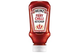 Heinz 220ml tomato ketchup fiery chilli