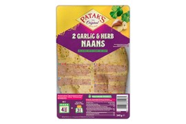 Patak's valkosipuli ja korianteri naanleipä 240g