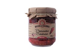 Delizie di Calabria Peperoncino Calabrese chilimurska auringonkukkaöljyssä 180g