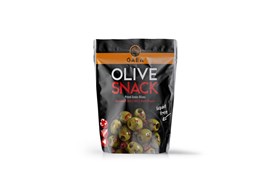 Gaea vihreä oliivi Snack chili ja mustapippuri 65g