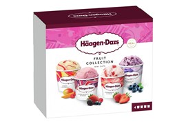 Häagen-Dazs Fruit Collection jäätelö monipakkaus 4x95ml