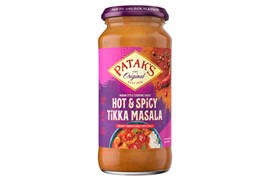 Patak's Tikka Masala Hot and Spicy Currykastike 450g