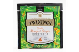 Twinings Large Leaf Exotic Mango & Ginger vihreä tee 100x2g