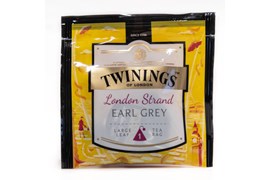 Twinings Large Leaf London Strand Earl Grey maustettu musta tee 100x2,5g