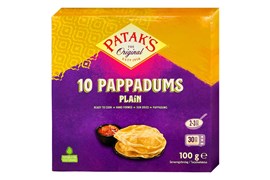 Patak's Pappadums ohutleipä 10kpl 100g