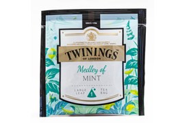 Twinings Large Leaf Medley of Mint infusion coffeine free i tea bag 100 piece x2g