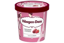 Häagen-Dazs Macaron Strawberry&Raspberry 420ml