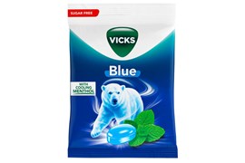 Vicks Blue sokeriton kurkkupastilli 72g