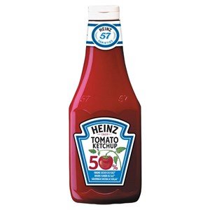 Heinz 960g 50/50 tomaattiketsuppi sisältää sokeria ja makeutusainetta