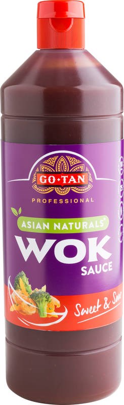 Go-Tan 1L Sweet&Sour wok sauce Hapanimelä wok-kastike