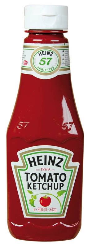 Heinz 300ml/342g Tomato Ketchup ketsuppi punainen muovipullo