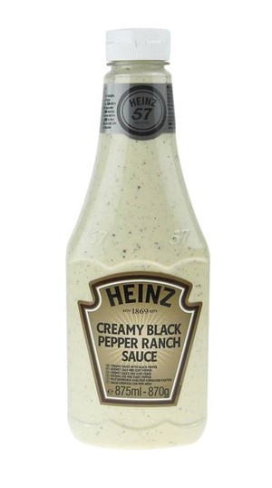 Heinz 875ml Creamy Pepper Ranch maustekastike