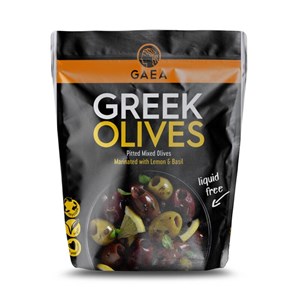 Gaea 150g oliivilajitelma kivetön basilika-sitruunamarinadi
