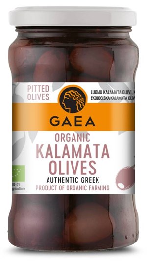 Gaea 290g/160g luomu kalamata oliivi kivetön