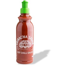 Go-Tan 380ml Sriracha Hot Chilli Sauce tulinen chilikastike