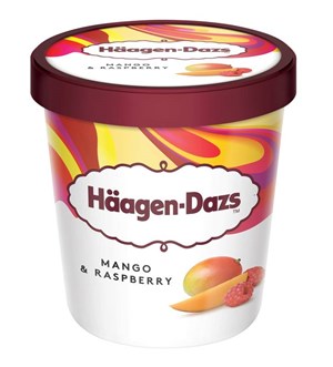 Häagen-Dazs Mango Raspberry ice cream 460ml/400g