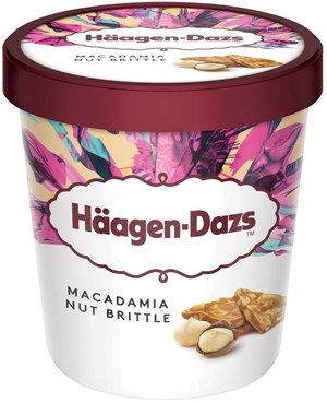 Häagen-Dazs Macadamia Nut Brittle ice cream 460ml/400ml