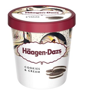 Häagen-Dazs Cookies & cream 460ml/386g
