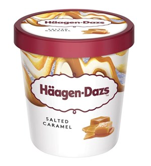 Häagen-Dazs Salted Caramel Minicup ice cream 95ml/81g