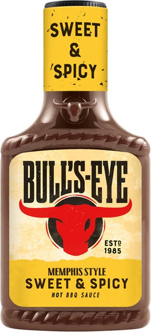 Bulls-Eye Sweet and Spicy Memphis BBQ-kastike 355g
