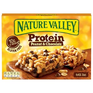 Nature Valley Protein pähkinä&suklaa välipalapatukka 4x40g
