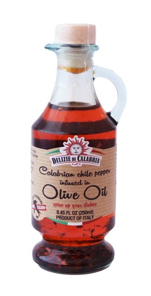 Delizie di Calabria oliiviöljy Calabrian chili 250ml