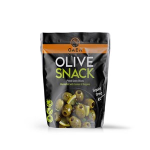 Gaea vihreä oliivi Snack sitruuna & oregano 65g