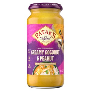 Patak's Creamy Coconut & Peanut Currykastike 450g