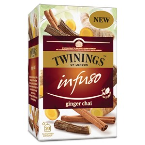 Twinings 20x2g Infuso Ginger Chai tee