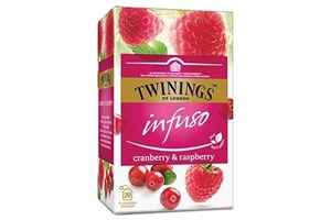 Twinings 20x2g Infuso Cranberry & Raspberry tee