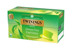 Twinings 25x1,6g Green Tea Earl Grey tee