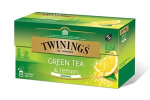 Twinings 25x1,5g Organic Green Lemon tee