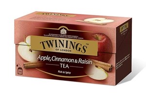 Twinings 25x2g Apple-Cinnamon-Raisin tee