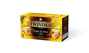 Twinings Ginger & Citrus maustettu tee 25x2g