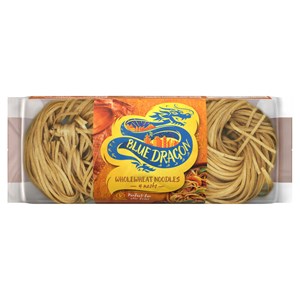 Blue Dragon kuivattu täysjyvävehnänuudeli 250g