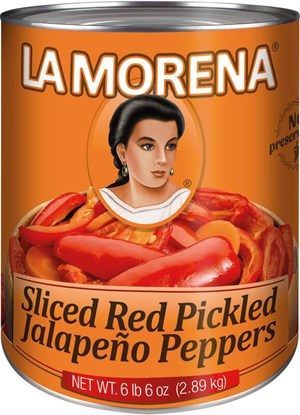 La Morena Punaisia Jalapenoja 6x2,89kg