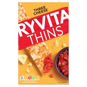 Ryvita Kolme juustoa ohut keksi 125g