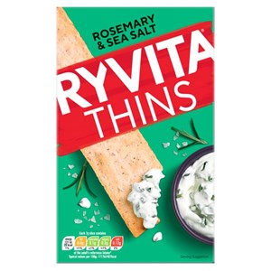 Ryvita Rosmariini & Merisuola ohut keksi 125g