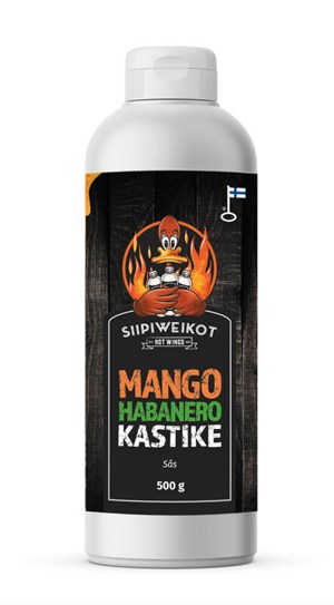 Siipiweikot Mango-Habanero kastike 500g