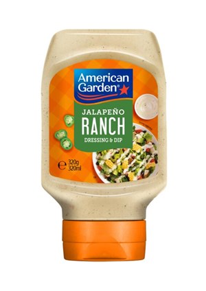 American Garden Ranch-Jalapeno -kastike 320ml