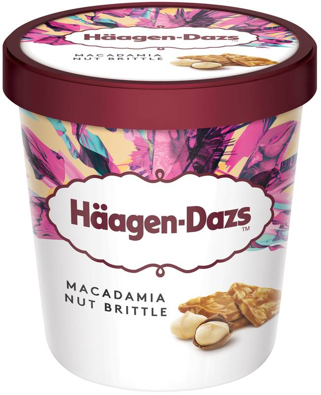 HäagenDazs HäagenDazs Macadamia Nut Brittle ice cream 460ml/400ml